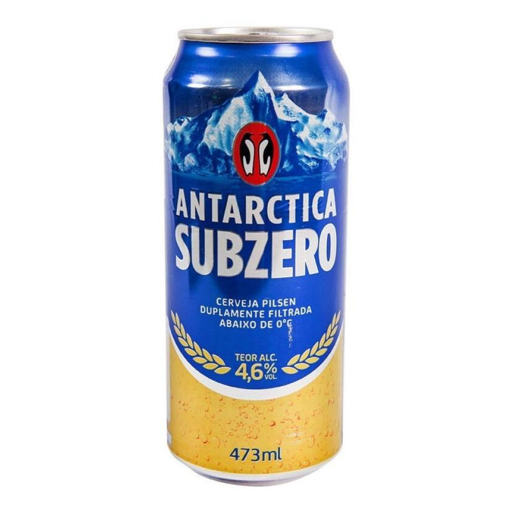 Cerveja Antarctica Subzero Lt 473ml